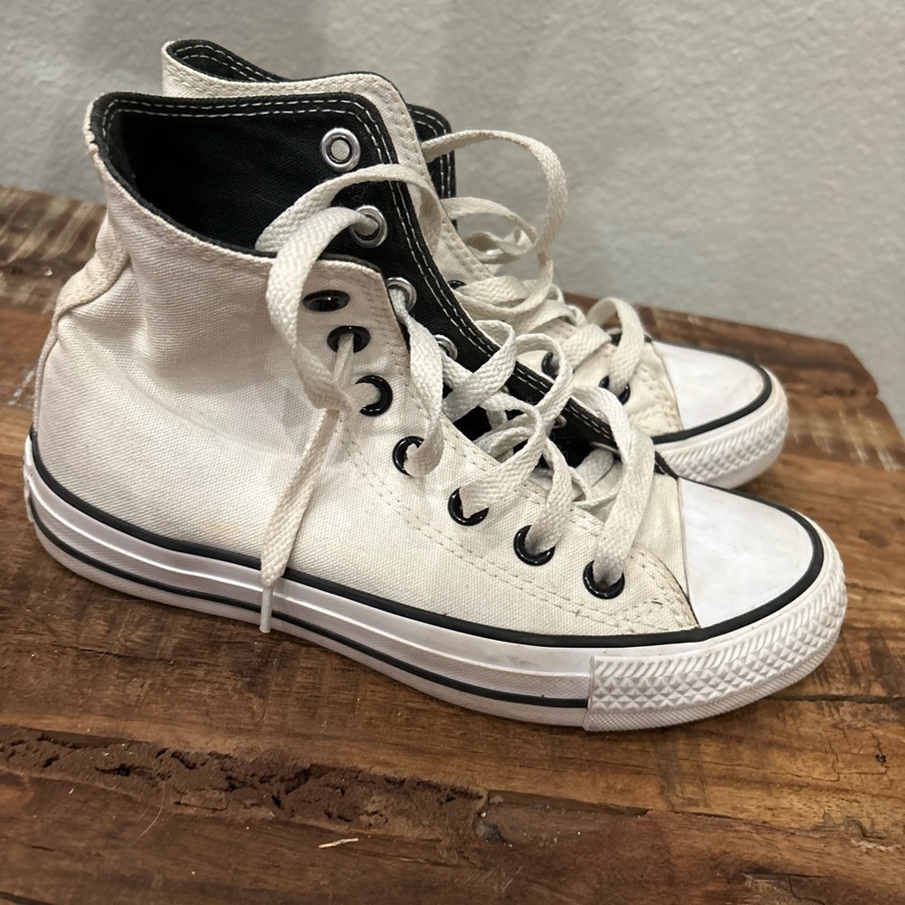 White High Top Converse